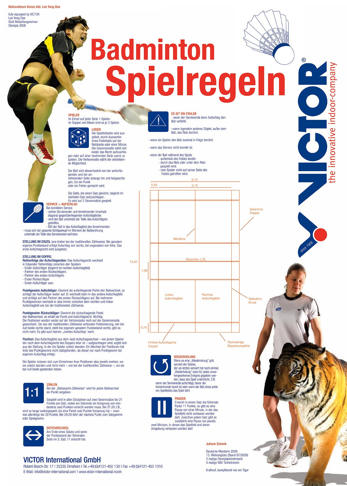 Victor Badminton-Set „Konzept“
